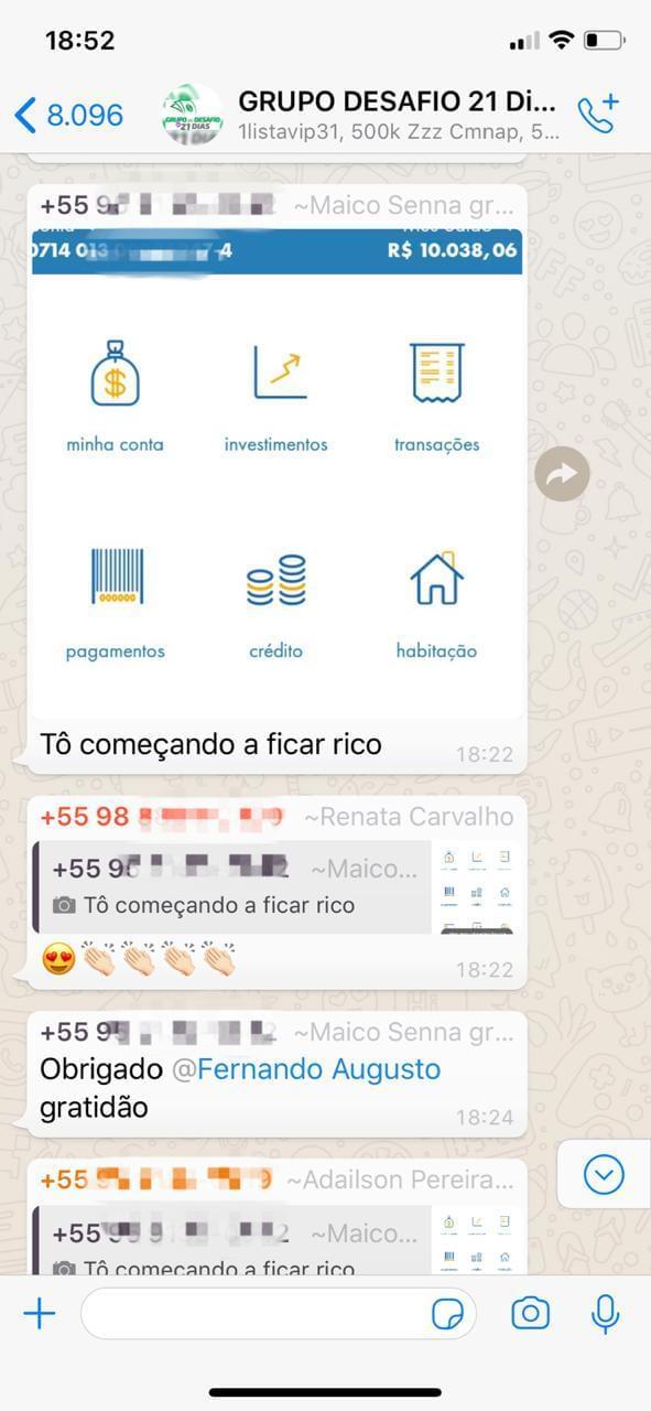 Grupo de Desafio 21 dias 