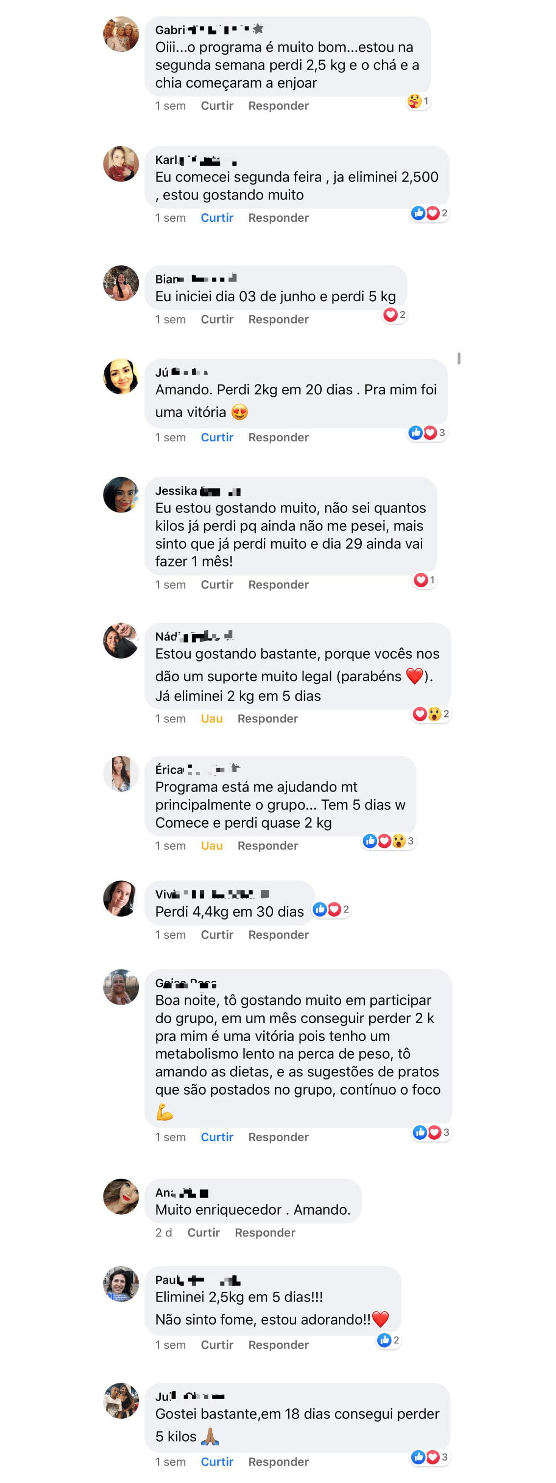 RECEITAS PARA SECAR EM 30 DIAS